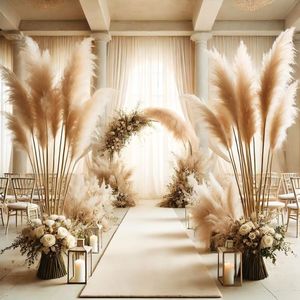Plumas de Hierba de Pampas Seca Natural Extra Grandes de 100 cm para Decoración de Bodas y Estilo del Hogar, Tallos de Hierba al por Mayor - Product Image 2