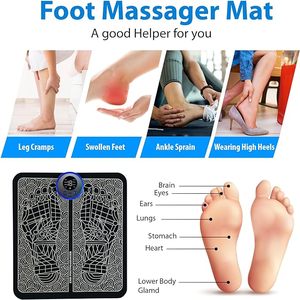 Thiết kế nhỏ gọn có thể sạc lại có thể điều chỉnh EMS chân massager với các chương trình tùy chỉnh - Product Image 4