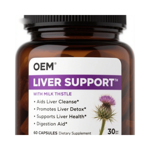 Oem/Odm Lever Reinigt Detox En Repareer Melkdistelsupplement-60 Capsules Kruidenleverondersteuning-Choline, Artisjok-Extract - Product Image 3