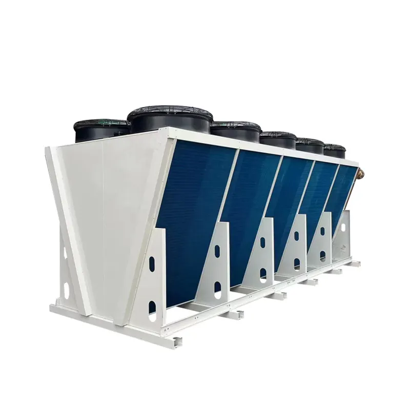 Refrigerador a seco série FNV Evaporador em forma de V Condensador Desumidificador de bobina refrigerado a ar Trocador de calor com aletas de alumínio