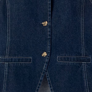 سترات وصدريات نسائية مخصصة من الشركة المصنعة ODM زر ذهبي مصمم خصيصًا للعمل المكتبي سيدة صدرية أنيقة للنساء - Product Image 4