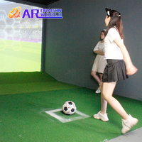 Simulateur de jeu de football AR interactif intérieur Équipement de formation de football virtuel intelligent Produits de football