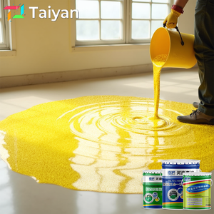 Revestimiento Líquido para Pisos de Epoxi con Arena de Color para Almacenes, Buena Resistencia al Desgaste, Aplicación con Brocha para Concreto y Azulejos - Product Image 2