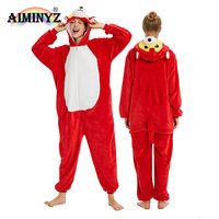 AIMINYZ-Pijama de dibujos animados para hombre y mujer, ropa de dormir de franela suave, de invierno, venta al por mayor