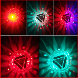 Moderno nuevo creativo colorido flotante diamante noche luces inteligente ABS Material agua proyección LED piscina luces remoto - Product Image 4