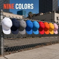 Casquettes de baseball en coton vierges en gros, six panneaux, visière plate, structurées, ajustables, respirantes, avec œillets, commande en gros, stock disponible, faible MOQ