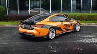 Kit carrosserie en fibre de carbone sèche pour BMW G82 M4, style M4 AE, lèvre avant, diffuseur, spoiler, jupes latérales, ailes M4