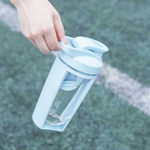 2024 New Arrival đôi tường phòng tập thể dục nhựa Protein <span class=keywords><strong>Shaker</strong></span> chai với Vòng cơ sở - Product Image 5