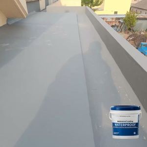 Scellant de toiture écologique aux couleurs personnalisées, résistant aux intempéries, revêtement liquide acrylique pour toiture avec application au pinceau - Product Image 1