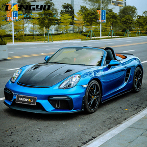 Car Exterior Accessories 981 982 991 Dry Carbon Fiber Front Bonnet Hood for Porsche 718 911 Cayman Boxster <strong>Engine</strong> Hoods - Product Image 5