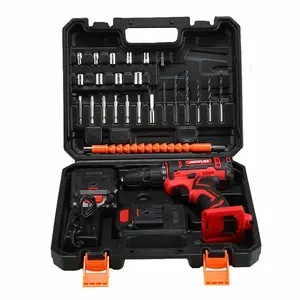 24Pcs Tool Accuboormachine Set Oplaadbare Boren Elektrische Schroevendraaier Tool 12V 18V 21V 36V lithium Elektrische Boor