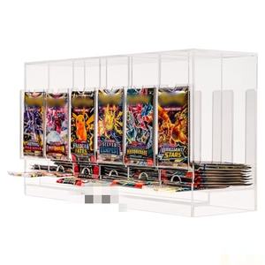 Vente en gros d'usine, distributeur en acrylique de qualité supérieure, vitrine transparente, emballage de rangement pour TCG - Product Image 3