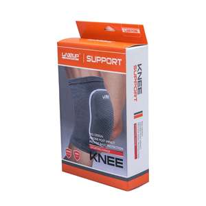 Disesuaikan bernapas elastis Sport lengan lutut penjaga tinggi elastis kompresi Polyester penyangga lutut - Product Image 6