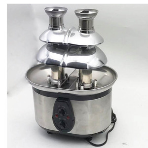 Fontaine à chocolat électrique Double <span class=keywords><strong>tour</strong></span>, fête commerciale acier inoxydable géant industriel automatique vente de machine à <span class=keywords><strong>Fondue</strong></span> personnalisée - Product Image 2