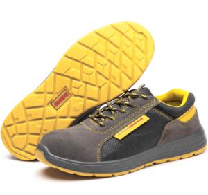 Chaussures de sécurité JIANKUN pour hommes, en daim, avec embout en acier anti-perforation et anti-écrasement, antidérapantes, pour soudeurs et laboratoires - Product Image 1