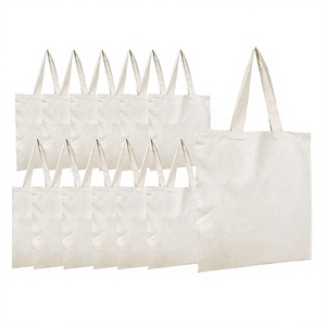 Customized Cotton Canvas Tote <b>Bag</b> with Logo Heavy Duty Reusable Eco Shopping <b>Bag</b> Solid Color Promotional Gift & Beach Tote <b>bag</b> - Product Image 6