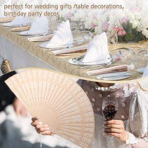 Abanico de Mano de Madera Personalizado con Texto para Recuerdos de Boda, Regalos al por Mayor para Fiestas - Product Image 5