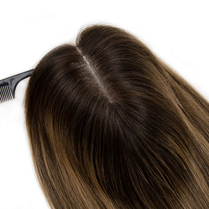 Topper de Cabello Humano Virgen Ruso 100% con Base Mono 6*7 para Mujer - Product Image 5