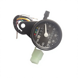 Tablero de Instrumentos Modificado para Motocicleta, Velocímetro y Odómetro Dual de 0-140 km/h con Señales de Giro e Indicador de Nivel de Aceite para Actualización y Reequipamiento - Product Image 4