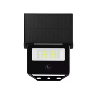 Reflector LED Solar con Sensor de Movimiento, Control Remoto, Clasificación IP65, Material de PC, 2700K Blanco Cálido, Ángulo de Haz de 180°, Luz Exterior para Jardín