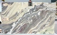 Dalle de quartzite bleue de haute qualité, design contemporain moderne pour les comptoirs de villa, les comptoirs d'îlot, le marbre
