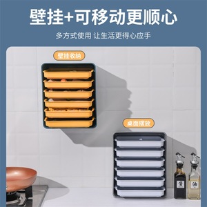 Kitchen Multi Layer Storage Tray L Size Food Organization Rectangular Drawer <b>Rack</b> For Countertop Use - Product Image 4