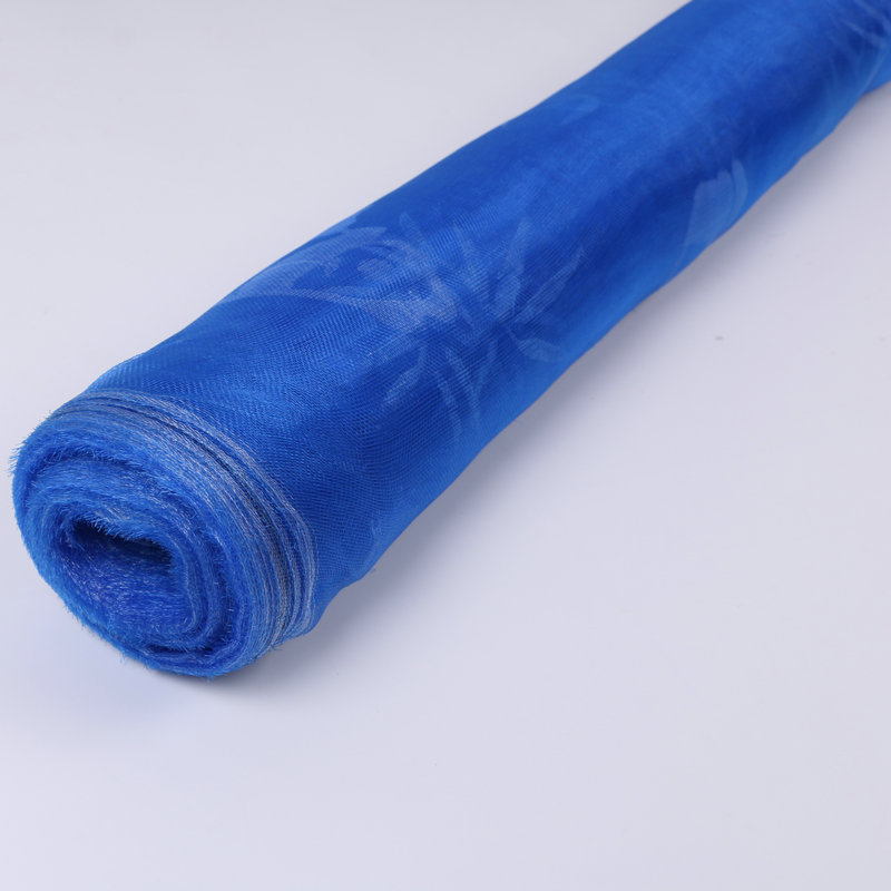 Factory Wholesale Blue White Floral PE Lightweight Well-ventilated Mosquito Mesh Window Screen Insect-proof Net With 20-22 Mesh · image 5