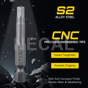 مجموعة رؤوس مغناطيسية سداسية الشكل S2 (مترية/إمبراطورية) للمفكات الهوائية والكهربائية - Product Image 5