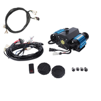 Dc 12v 44mm Double cylindre gonfleur de pneu haute Performance maximale 4x4 pompe à air embarquée alimentation double compresseur d'air de voiture