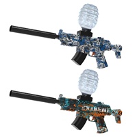 Pistola de Bolas de Gel MP5 KK Nueva, Pistola de Bolas Eléctrica de Alta Velocidad Recargable, Automática, de Material Suave para Niños
