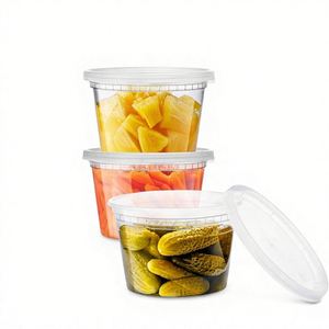 Contenedores Deli de 16 oz, 1000 Unidades, Tapas Herméticas Resistentes a Fugas, Aptos para Microondas y Congelador, para Preparación de Comidas y Comida para Llevar en Restaurantes - Product Image 1
