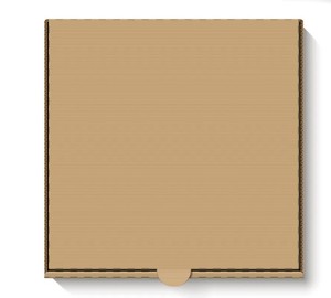 Caja de Cartón Corrugado para Entrega de <span class=keywords><strong>Pizza</strong></span> en Blanco, 30 31 32 33/33/4 24 33 35 50 cm / 13 36 Pulgadas - Product Image 3