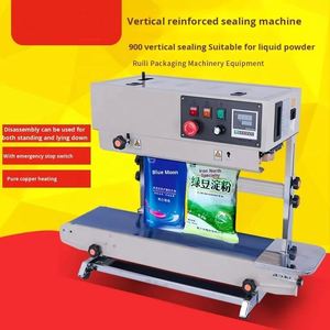 Machine de scellage électrique automatique de bureau pour sacs alimentaires en plastique, scelleuse thermique pour sachets en plastique pour l'industrie de l'emballage - Product Image 2