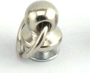 Kit de rivets à tête ronde à visser avec anneau de traction, couleurs assorties, en métal, pour accessoires de bricolage faits à la main, clous et tachettes pour cuir - Product Image 2