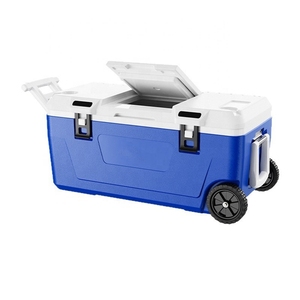 Glacière isotherme en plastique pour pêche en mer, capacité 80L, pour le stockage de poissons vivants, avec roues, réfrigérée, pour extérieur, <span class=keywords><strong>camping</strong></span> - Product Image 1