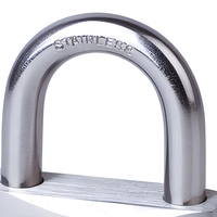 60mm Arc Forme SS 304 Chine Fabricant Cadenas en acier inoxydable de haute qualité