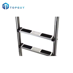 Sistema di Ingresso per Piscina a 3 Livelli Antiscivolo Sicuro, Scala di Sicurezza in Acciaio Inox 304 con Gradini Rinforzati per Piscine Commerciali - Product Image 4