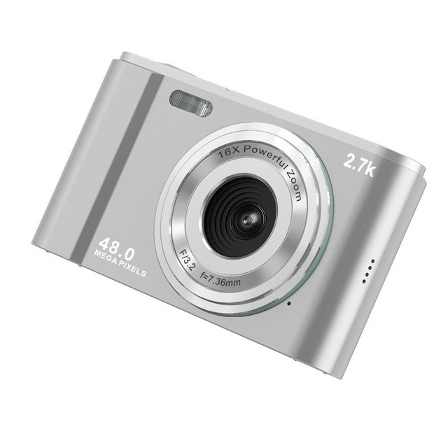 Compact Professional Digital Photo Camera with CMOS Sensor HD/4K Video Electronic Image Stabilization Rechargeable Battery