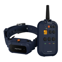 Für Hundetraining-Halsband 920 Wiederaufladbar für 2 Hunde - Neues Nylon Wasserdicht IPX7 Umweltfreundlich Warnton Vibration 74cm 12 Monate