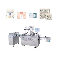 Machine d'emballage 3D en cellophane à alimentation linéaire pour boîtes de savon, gobelets, écouteurs, montres et boîtes cadeaux