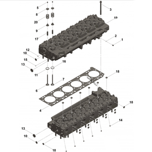Culasse de vente directe pour engins de construction 5404060 pour <span class=keywords><strong>moteur</strong></span> QSC8.3 QSL9 CM85 - Product Image 1