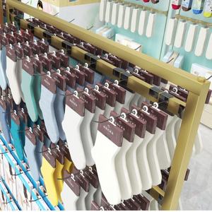 ชั้นวางถุงเท้าแบบตั้งพื้นไม้สองด้านสำหรับร้านค้าปลีก ขายดี - Product Image 6