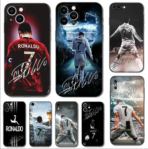 เคสโทรศัพท์ <span class=keywords><strong>iPhone</strong></span> 16/15/14/13/12/17promax/17pro/17 ลายการ์ตูน CR7 นักฟุตบอลดาวดัง วัสดุ TPU เป็นมิตรกับสิ่งแวดล้อม เหมาะสำหรับเป็นของขวัญต้อนรับ - Product Image 1