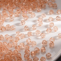 Perles facettées en soie rose écologiques et durables de qualité supérieure, forme diamant, pour vêtements de créateurs haut de gamme, accessoires élégants pour vêtements