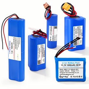 Pack de batteries lithium-ion personnalisé 7.4V 11.1V 1800mAh 3200mAh 3500mAh 7000mAh 10Ah NMC pour jouets RC, robots, outils électriques, OEM - Product Image 3
