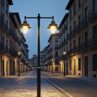 Lampadaire Classique pour Jardin, Éclairage Urbain MYRINA JUPITER VENUS