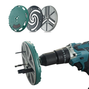 Adjustable Multi-Functional Hole <b>Saw</b> 45-130Mm Carbide-Tipped For Wood Plywood Plasterboard <b>Plastic</b> Aluminum - Product Image 3