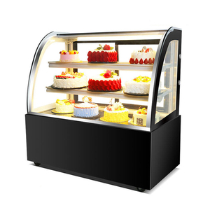 Vitrina Refrigerada Comercial <span class=keywords><strong>de</strong></span> <span class=keywords><strong>Vidrio</strong></span> Curvo/En Ángulo <span class=keywords><strong>para</strong></span> Exhibición <span class=keywords><strong>de</strong></span> Pasteles y Productos <span class=keywords><strong>de</strong></span> Panadería - Product Image 3