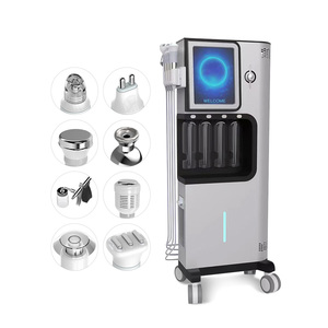Máquina Facial Vertical Pro 9 en 1 de Oxígeno y CO2, Burbujas, Dermoabrasión Húmeda y Seca, Hidro Spray, Hydra Jetpeel - Product Image 1