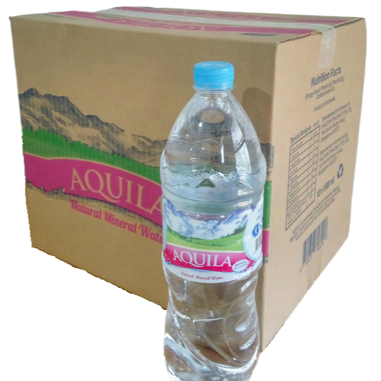 Высококачественная упаковка бутилированной минеральной воды размером 1500 мл